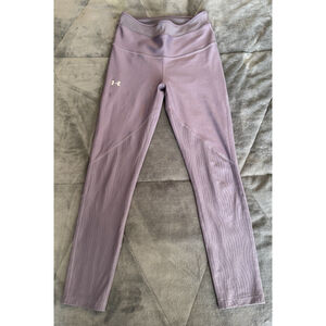 Under Armour Women's Compression Leggings High Rise Stretch Lavender Size Small